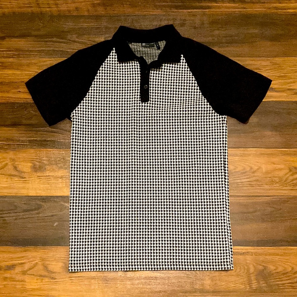ASOS houndstooth collar shirt